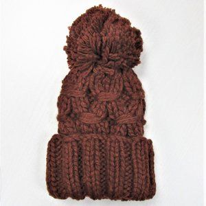 🥰WB Cable Sweater Knit Beanie with Pompom